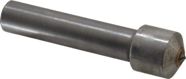 Made in USA - 1/2 Carat Single Point Diamond Dresser - 2" Long x 7/16" Shank Diam, 5/8" Diam x 5/8" Thick Head - Exact Tool & Supply