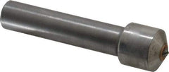 Made in USA - 1/2 Carat Single Point Diamond Dresser - 2" Long x 7/16" Shank Diam, 5/8" Diam x 5/8" Thick Head - Exact Tool & Supply