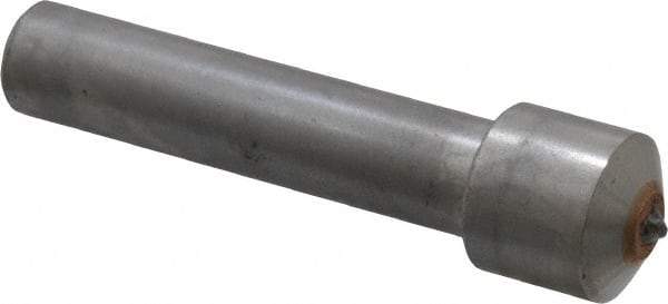 Made in USA - 1 Carat Single Point Diamond Dresser - 2" Long x 7/16" Shank Diam, 5/8" Diam x 5/8" Thick Head - Exact Tool & Supply
