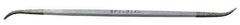 Grobet - 6" OAL Fine Oval Riffler Diamond File - 1 LOC, 126 Grit - Exact Tool & Supply