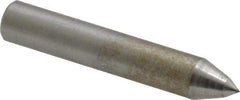 Made in USA - 1-1/2" Long x 1/4" Shank Diam Single Point Diamond Dresser - 70° Included Angle - Exact Tool & Supply