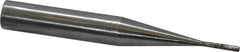 Made in USA - 3/64" Point Diam Rat Tail Radius Dresser - 3" Long x 3/8" Shank Diam - Exact Tool & Supply