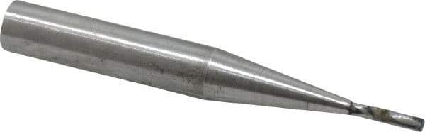 Made in USA - 1/16" Point Diam Rat Tail Radius Dresser - 3" Long x 3/8" Shank Diam - Exact Tool & Supply