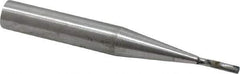 Made in USA - 1/16" Point Diam Rat Tail Radius Dresser - 3" Long x 3/8" Shank Diam - Exact Tool & Supply