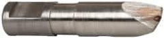 Made in USA - 0.005" Radius Single Point Diaform Diamond Dresser - 1-3/4" Long x 1/4" Shank Diam, 60° Included Angle - Exact Tool & Supply