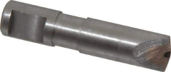 Made in USA - 0.02" Radius Single Point Diaform Diamond Dresser - 1-3/4" Long x 1/4" Shank Diam, 60° Included Angle - Exact Tool & Supply
