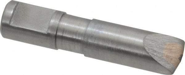 Made in USA - 0.025" Radius Single Point Diaform Diamond Dresser - 1-3/4" Long x 1/4" Shank Diam, 60° Included Angle - Exact Tool & Supply
