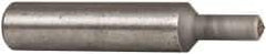 Made in USA - 0.01" Radius Single Point Diamond Dresser - 2" Long x 3/8" Shank Diam - Exact Tool & Supply