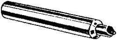 Made in USA - 1/8" Single Point Diamond Dresser - 2" Long x 3/8" Shank Diam - Exact Tool & Supply