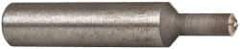 Made in USA - 0.02" Radius Single Point Diamond Dresser - 2" Long x 3/8" Shank Diam - Exact Tool & Supply