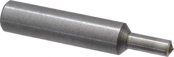 Made in USA - 0.025" Radius Single Point Diamond Dresser - 2" Long x 3/8" Shank Diam - Exact Tool & Supply