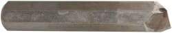 Made in USA - 0.02" Single Point Diamond Dresser - 1-3/4" Long x 5/16" Shank Diam, 72° Included Angle - Exact Tool & Supply