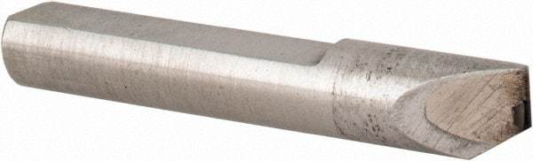 Made in USA - 0.02" Single Point Diamond Dresser - 1-9/16" Long x 1/4" Shank Diam, 40° Included Angle - Exact Tool & Supply