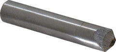 Value Collection - 1/4 Carat Single Point Chishel Edge Diamond - 2" Long x 3/8" Shank Diam, 90° Included Angle - Exact Tool & Supply