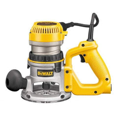 DeWALT - 8,000 to 24,000 RPM, 2.25 HP, 12 Amp, D-Handle Electric Router - 1/4 and 1/2 Inch Collet - Exact Tool & Supply