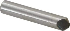 Value Collection - 1/4 Carat Single Point Chisel Edge Diamond - 2" Long x 3/8" Shank Diam, 75° Included Angle - Exact Tool & Supply