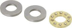 Boston Gear - 5/16" Inside x 5/8" Outside Diam, 1/4" Thick, Alloy Steel Ball Thrust Bearing - Exact Tool & Supply