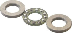 Boston Gear - 3/8" Inside x 11/16" Outside Diam, 9/32" Thick, Stainless Steel Ball Thrust Bearing - Exact Tool & Supply