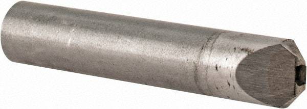 Value Collection - 3/4 Carat Single Point Chisel Edge Diamond - 2" Long x 3/8" Shank Diam, 60° Included Angle - Exact Tool & Supply