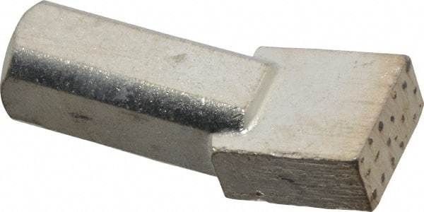 Norton - 2A-E, 3/4" Long x 7/16" Shank Diam Multi-Point Diamond Dresser - Grit Impregnated, 1/2" Long Head - Exact Tool & Supply