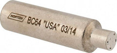 Norton - 1R-J, 1-1/2" Long x 7/16" Shank Diam Multi-Point Diamond Dresser - Grit Impregnated, 1/4" Diam Head - Exact Tool & Supply
