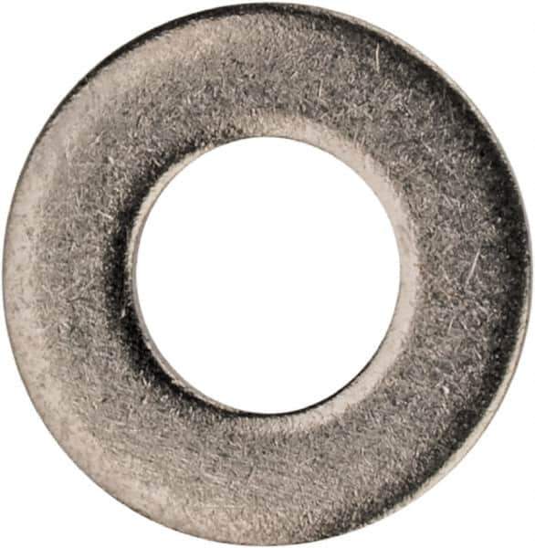 Value Collection - M3.5 Screw, Grade 18-8 Stainless Steel Standard Flat Washer - 4mm ID x 9.64mm OD, Plain Finish - Exact Tool & Supply