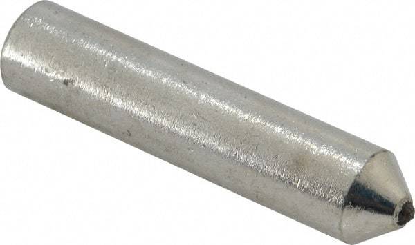 Norton - 1/5 Carat Single Point Diamond Dresser - 2" Long x 7/16" Shank Diam, 60° Included Angle - Exact Tool & Supply