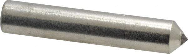 Norton - 1/3 Carat Single Point Diamond Dresser - 2" Long x 3/8" Shank Diam, 60° Included Angle - Exact Tool & Supply