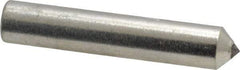Norton - 1/3 Carat Single Point Diamond Dresser - 2" Long x 3/8" Shank Diam, 60° Included Angle - Exact Tool & Supply