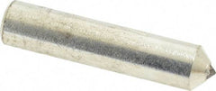 Norton - 3/4 Carat Single Point Diamond Dresser - 2" Long x 7/16" Shank Diam, 90° Included Angle - Exact Tool & Supply