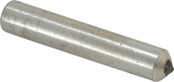 Norton - 1 Carat Single Point Diamond Dresser - 2" Long x 3/8" Shank Diam, 60° Included Angle - Exact Tool & Supply