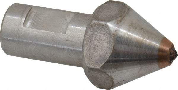 Norton - 1/3 Carat Single Point Diamond Dresser - 1-7/16" Long x 7/16" Shank Diam, 60° Included Angle - Exact Tool & Supply