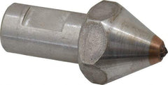 Norton - 1/3 Carat Single Point Diamond Dresser - 1-7/16" Long x 7/16" Shank Diam, 60° Included Angle - Exact Tool & Supply