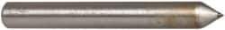 Norton - 1" Long x 1/8" Shank Diam Single Point Diamond Dresser - Convex Radius, 60° Included Angle - Exact Tool & Supply
