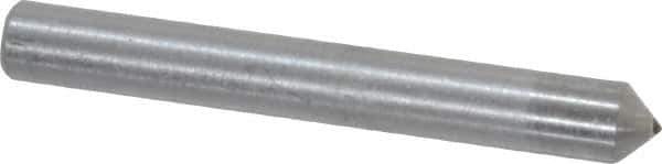 Norton - 1" Long x 1/8" Shank Diam Single Point Diamond Dresser - Convex Radius, 90° Included Angle - Exact Tool & Supply