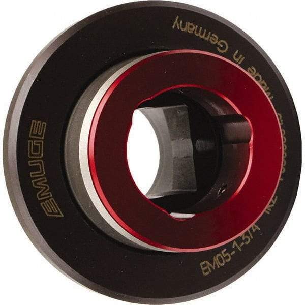 Emuge - 0.7087" Tap Shank Diam, 0.5709" Tap Square Size, #5 Tapping Adapter - 1.6535" Projection, 3.4646" Tap Depth, 4.1339" OAL, 2.3622" Shank OD, Through Coolant, Series EM05 - Exact Tool & Supply