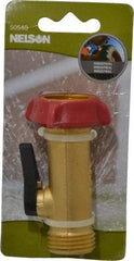 Nelson - Garden Hose Adapter - Brass - Exact Tool & Supply