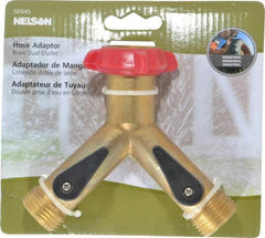 Nelson - Garden Hose Adapter - Brass - Exact Tool & Supply