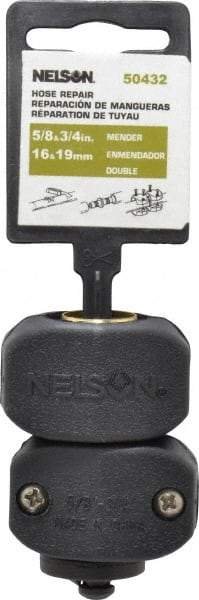 Nelson - 5/8 & 3/4 Garden Hose Fitting - Brass & Nylon - Exact Tool & Supply