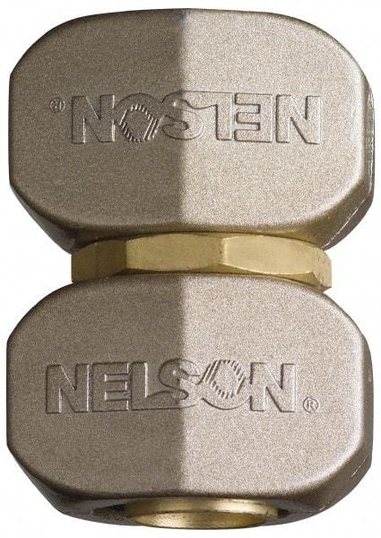 Nelson - 5/8 & 3/4 Garden Hose Fitting - Brass & Metal - Exact Tool & Supply