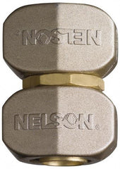 Nelson - 5/8 & 3/4 Garden Hose Fitting - Brass & Metal - Exact Tool & Supply