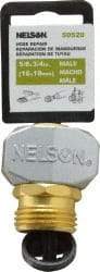 Nelson - 5/8 & 3/4 Garden Hose Fitting - Brass & Metal, Male Connector - Exact Tool & Supply