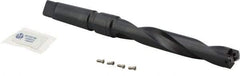 Allied Machine and Engineering - Series 1, 13/16" Max Diam, 3MT Taper Shank, Helical Flute Spade Drill - 4-3/4" Max Depth, 6-17/64" Body Length, 9-3/4" OAL, Standard Length, Through Coolant - Exact Tool & Supply
