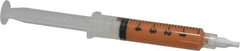 Radiac Abrasives - 5 g Diamond Grit Compound - Grade Medium, 3,000 Grit, Orange, For Mirror Finishing, Use on Carbide - Exact Tool & Supply