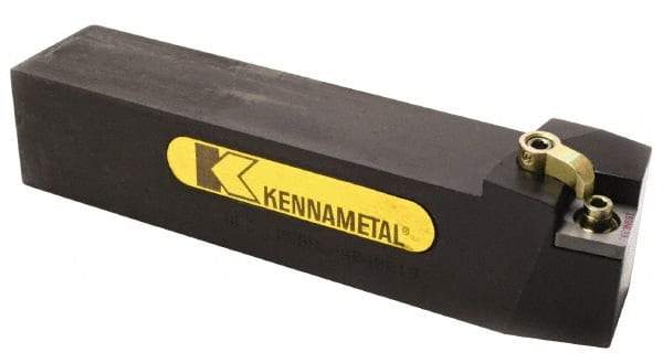 Kennametal - MSBN, Left Hand Cut, 15° Lead Angle, 32mm Shank Height x 32mm Shank Width, Negative Rake Indexable Turning Toolholder - 170mm OAL, SN..1906.. Insert Compatibility, Series Kenloc - Exact Tool & Supply