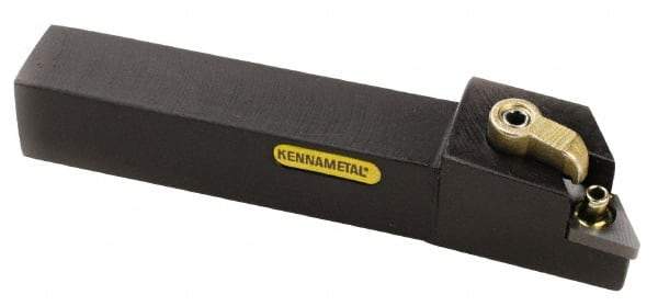Kennametal - MDJN, Left Hand Cut, 3° Lead Angle, 25mm Shank Height x 25mm Shank Width, Negative Rake Indexable Turning Toolholder - 150mm OAL, DN..1104.. Insert Compatibility, Series Kenloc - Exact Tool & Supply