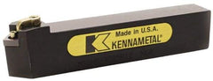 Kennametal - MSDN, Neutral Cut, 0° Lead Angle, 32mm Shank Height x 25mm Shank Width, Negative Rake Indexable Turning Toolholder - 170mm OAL, SN..1204.. Insert Compatibility, Series Kenloc - Exact Tool & Supply