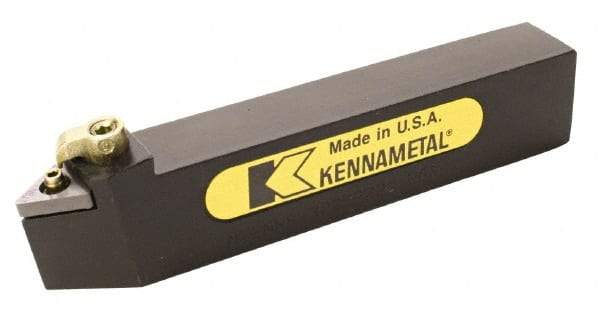 Kennametal - MTEN, Neutral Cut, 0° Lead Angle, 25mm Shank Height x 25mm Shank Width, Negative Rake Indexable Turning Toolholder - 150mm OAL, TN..2204.. Insert Compatibility, Series Kenloc - Exact Tool & Supply