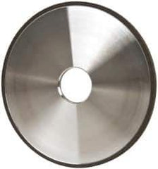 Made in USA - 6" Diam x 1-1/4" Hole x 1/4" Thick, N Hardness, 100 Grit Surface Grinding Wheel - Diamond, Type 1A1, Fine Grade - Exact Tool & Supply