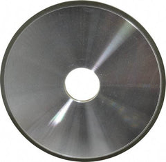 Made in USA - 6" Diam x 1-1/4" Hole x 1/4" Thick, N Hardness, 150 Grit Surface Grinding Wheel - Diamond, Type 1A1, Very Fine Grade - Exact Tool & Supply